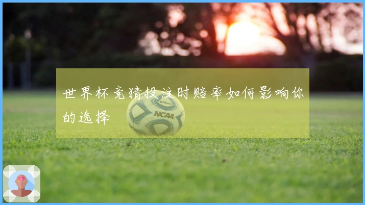 世界杯竞猜投注时赔率如何影响你的选择