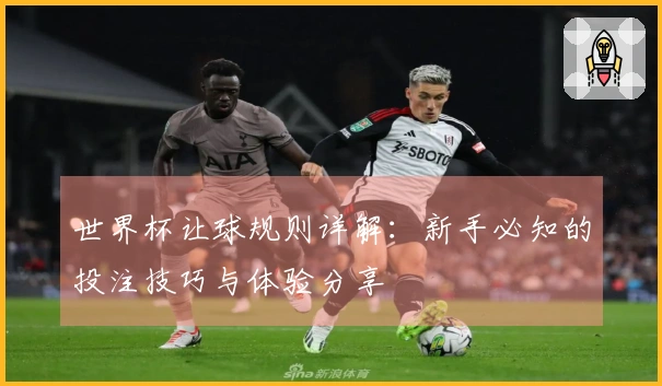世界杯让球规则详解：新手必知的投注技巧与体验分享