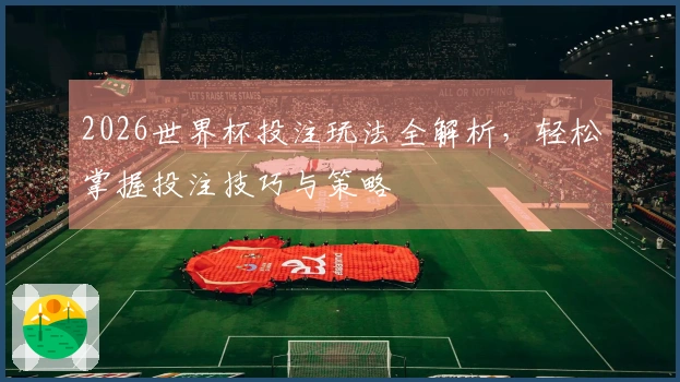 2026世界杯投注玩法全解析，轻松掌握投注技巧与策略